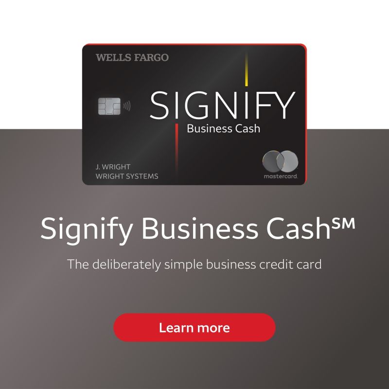 Wells Fargo Signify Business Cash Card