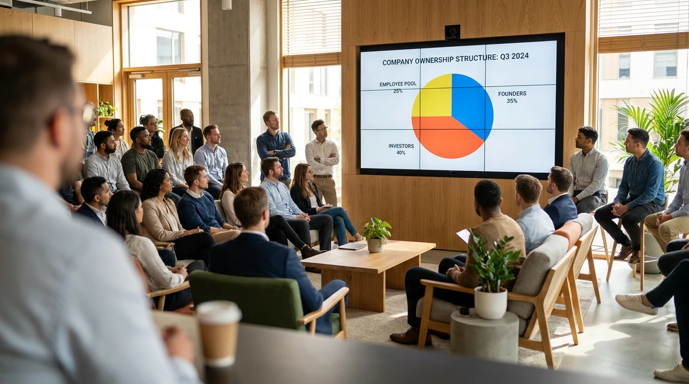Free Cap Table Management Software cap table dashboard preview for startup founders using Lovie's
