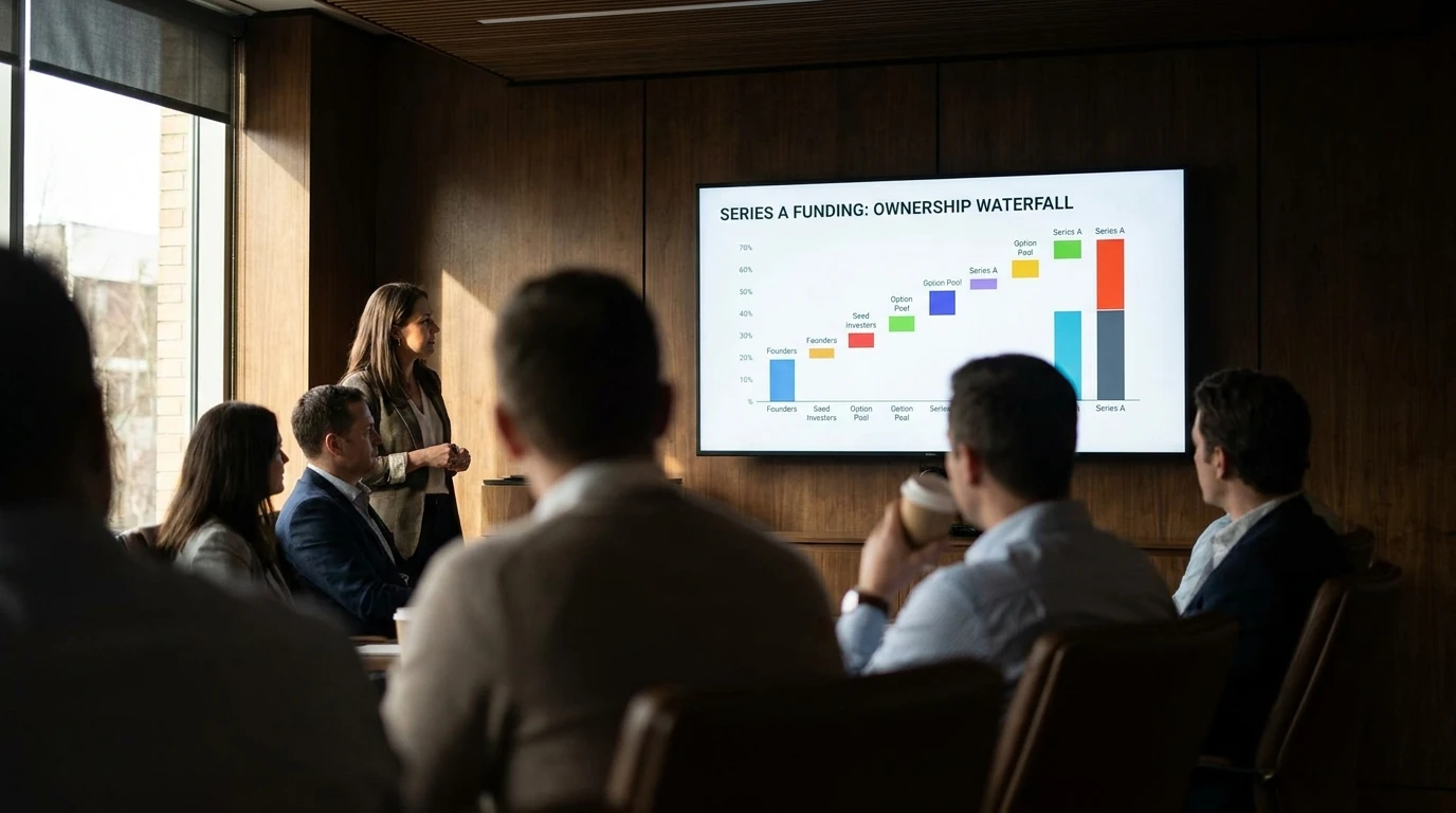 What is a 409a Valuation step-by-step process diagram for startup founders using Lovie's platform