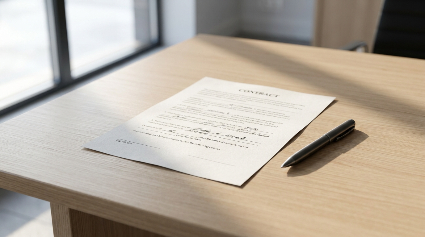 Close-up of LLC registration forms on a desk with a pen, symbolizing the process of business formation.